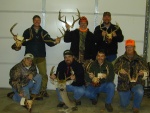 Look what we caught -- a handful of horns